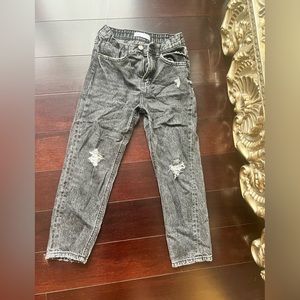 Black vintage wash girls 9 denim